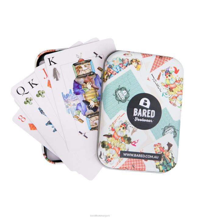 Bared Footwear unisexe cartes à jouer nues couleur BBNT348