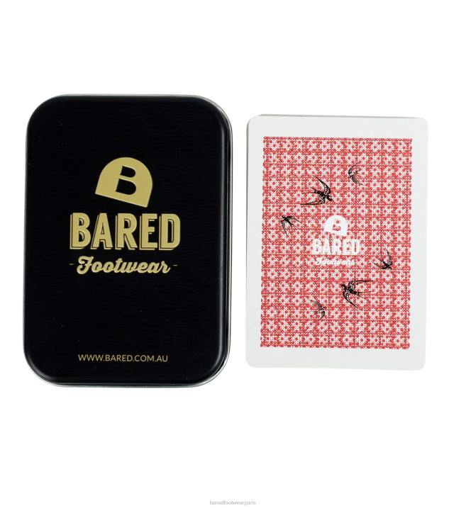 Bared Footwear unisexe cartes à jouer nues noir blanc BBNT349