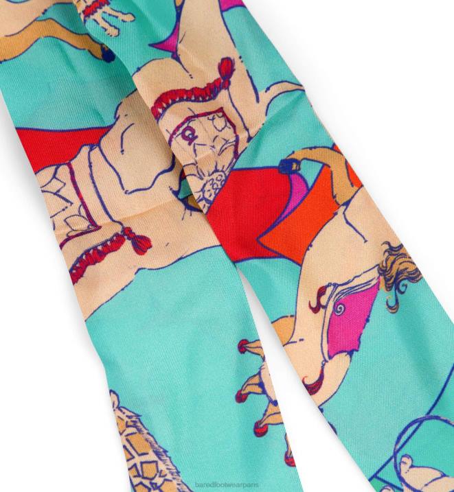 Bared Footwear unisexe écharpe de chaussures en soie accessoires BBNT350