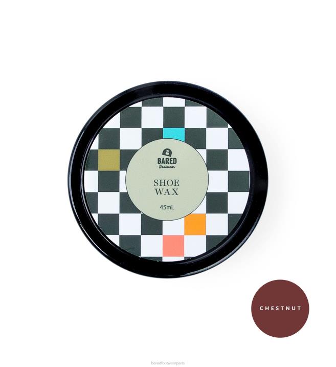 Bared Footwear unisexe cire à chaussures dénudée cirage à la cire de châtaignier dénudé entretien des chaussures BBNT317