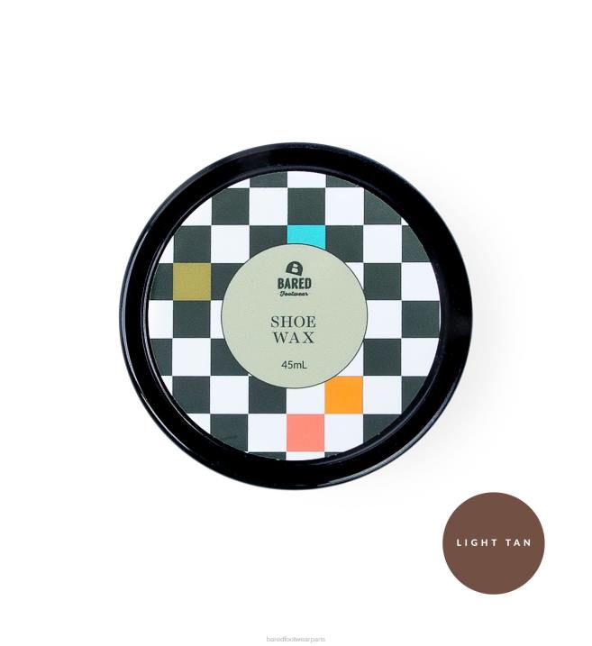 Bared Footwear unisexe cire à chaussures dénudée soin des chaussures ciré à la cire de bronzage clair BBNT316