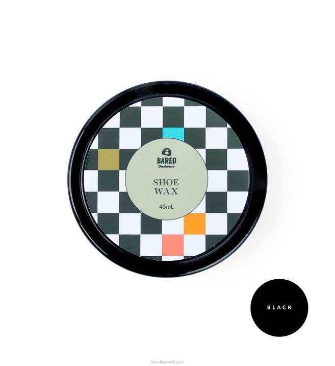 Bared Footwear unisexe cire à chaussures dénudée soin des chaussures ciré à la cire noire bared BBNT314