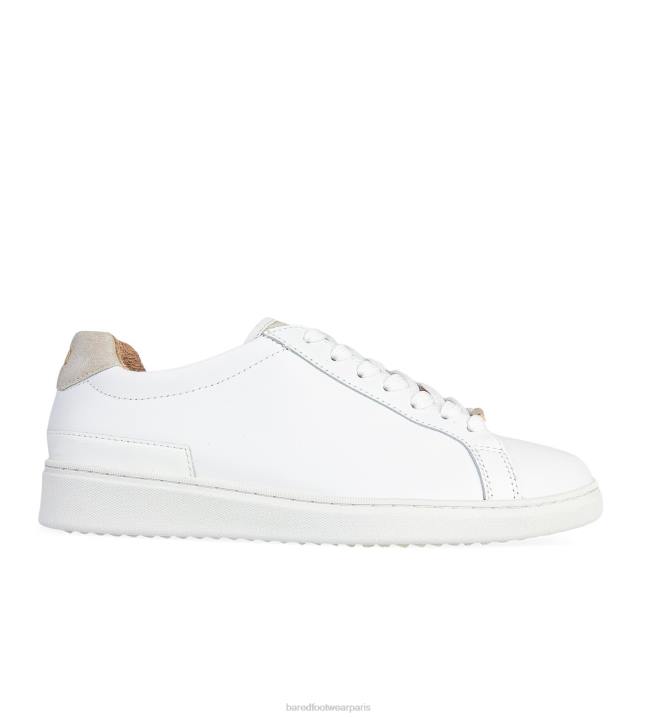 Bared Footwear femmes calao 3 baskets en cuir blanc BBNT133