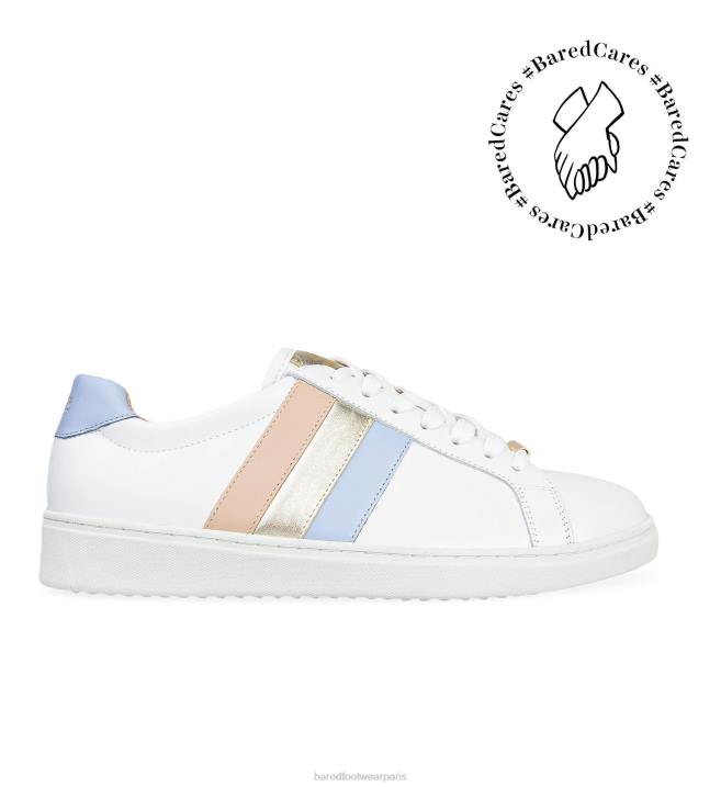 Bared Footwear femmes calao 3 baskets thp summer en cuir à rayures BBNT126