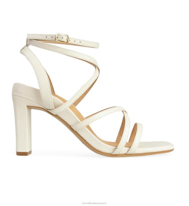 Bared Footwear femmes akalat talons hauts en cuir écru BBNT184