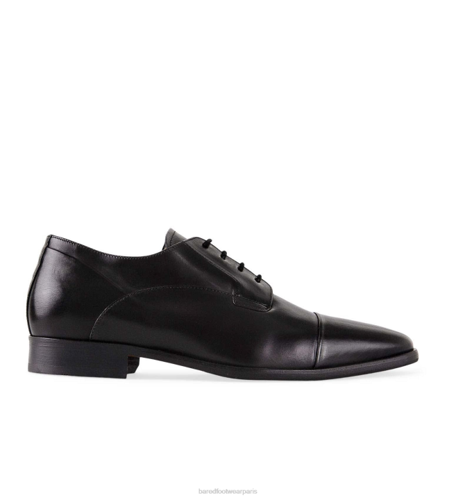 Bared Footwear Hommes osmium chaussures à lacets en cuir noir BBNT16